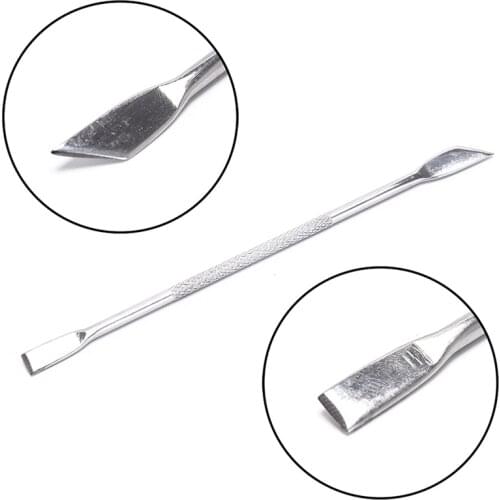 1Pc Nail Cuticle Spoon Pusher Scraper Remover Stainless Steel Nail Art Dead Skin Removal Pedicure Accessories Manicure Tool
