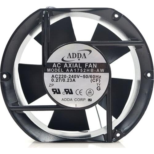 AA1752HB-AW AXIAL Fan, 172MM, 230VAC, 196CFM, 52.3DBA 6months Warranty
