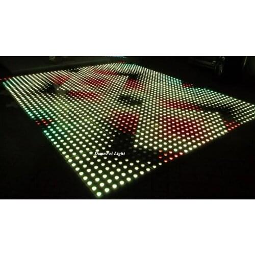 8pieces stage dance floor led 50x50cm dmx led floor dancing floor led for wedding party club