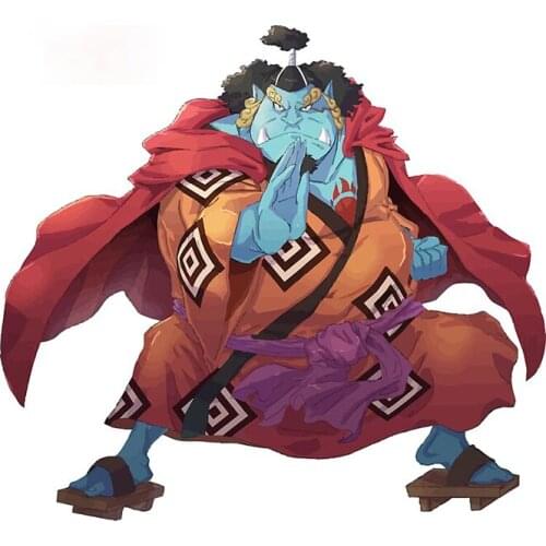 Personality Jinbei Anime Decal Vinyl Car Stickers Personality Motorcycle Occlusion Scratch Car Door Protector Apply To Car Door