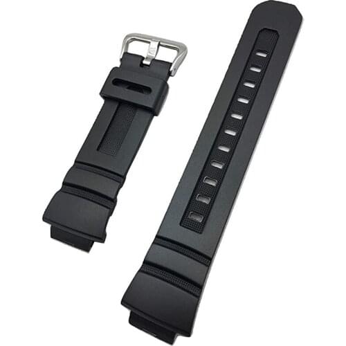 16mm Black G Shock Style,Watch Band Comfortable Tough, Durable Replacement Wrist Strap (for Men and Women)