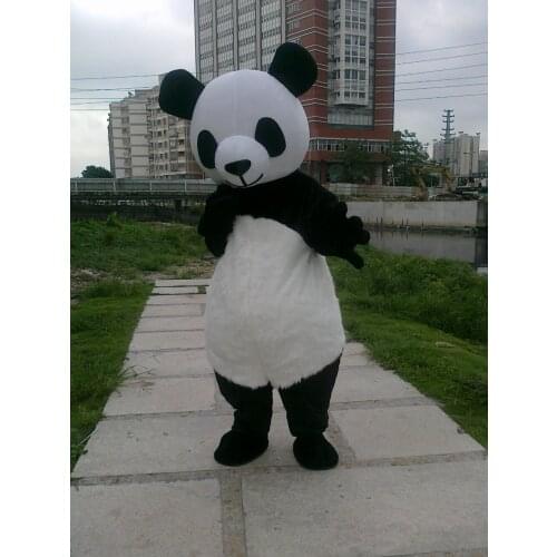 2021 Adult Chinese Panda Animal Mascot Costume Bear Cartoon Hot Sale Outfit Dress New Year Spring Day Carnival Christmas Festiva