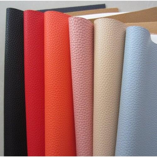6pcs A4 sheet 21 X 30cm Litchi PU leather faux leather for sewing DIY CN105