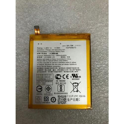 High Capacity C11P1511 Battery For ASUS Zenfone3 Ze552kl Z012da Z012de 2900mAh