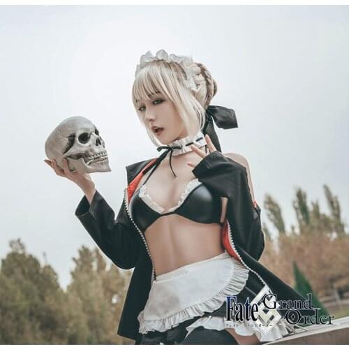 Anime Fate Grand Order Saber Alter Game Cosplay Costume Women Halloween Carnival Party Uniform Brand New