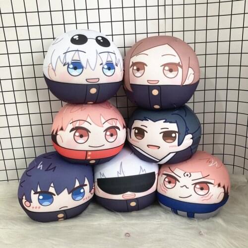 Anime Jujutsu Kaisen Cartoon Dango Pillow Keychain Pendant Sofa Cushion Ryomen Sukuna Itadori Yuji Gojo Satoru Fushiguro Megumi