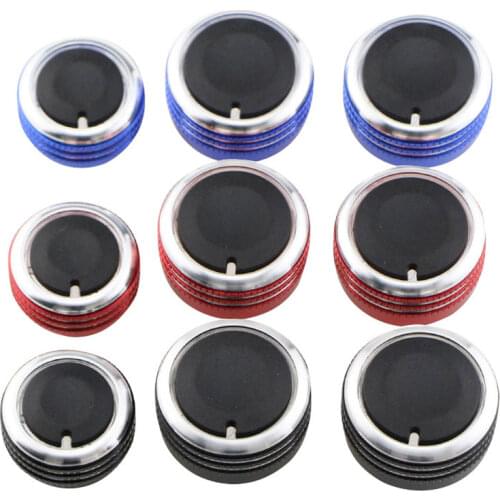 Carmilla 3 Pcs/Set Car Accessories for Volkswagen VW Caddy 2005 - 2010 Parts Air Conditioning Heat Control Switch AC Knob