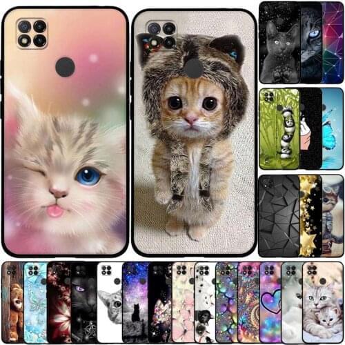 For Xiaomi Redmi 9C Cases Full Protection Soft Tpu Cute Back Cover On Redmi 9C Bumper Hongmi 9C Case Etui Phone Bags Shell Coque