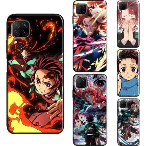 Kamado Tanjirou Demon Slayer Case For Huawei P40 Lite P30 P20 P Smart Z 2019 Nova 5T Honor 20 Pro 10i 8A 8X 9X Cover