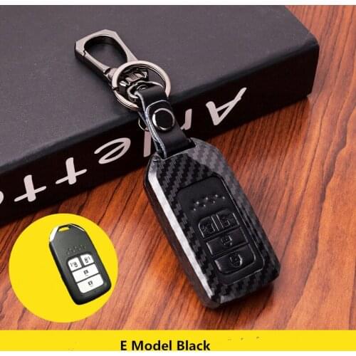 Genuine Leather Car Key Case Cover for Honda Accord 9 Crider City 2015 2016 HRV CRV Vezel Spirior Odyssey Civic Fit Jade
