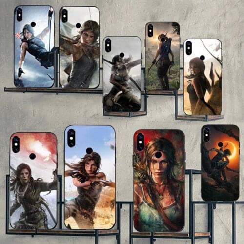 Tomb raider ps4 sticker Phone Case For Xiaomi Redmi note 7 8 9 t k30 max3 9 s 10 pro lite Luxury brand shell funda coque