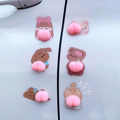 Elastic Long-lasting Corner Guard Car Bumper Sticker Funny Car Door Bumper Sticker Anti-collision Car Supplies