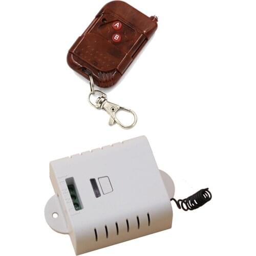 Top Selling New AC85V 110V 220V 1CH 1Channe Radio Remote Control Switch Receiver 2*Red Button Transmitter Learning Code