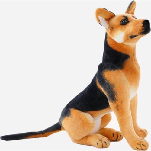 30-90cm Giant Dog Toy Realistic Stuffed Animals German Dog Shepherd Plush Toys Gift For Children