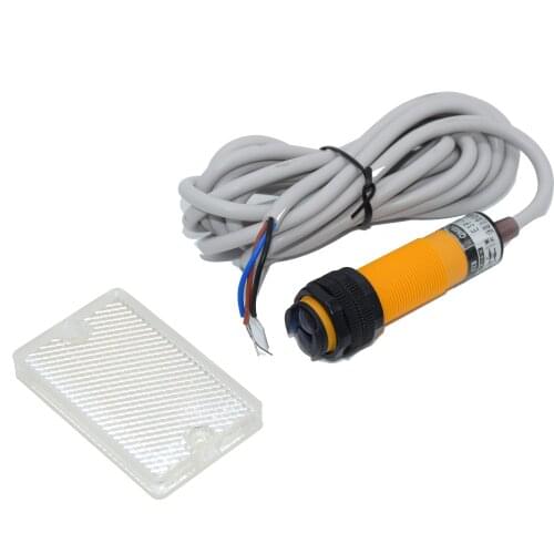 Reflective Photoelectric Switch E3F-R2NK Reflex Light Barrier 2m Detect Range