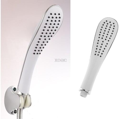 Curved Design Stylish ABS Shower Nozzle Head Handheld Shower Head Water Saving Shower Head New type chrome rainfall head M13
