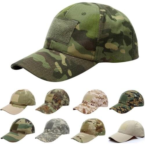New 2021 Outdoor Sport Snap back Caps Camouflage Hat Simplicity Tactical Military Army Camo Hunting Cap Hat For Men Adult Cap