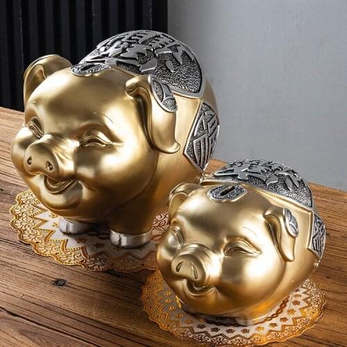 Ceramic Coin Money Box Bank Storage Secret Ornament Hidden Safe Pig Piggy Bank Adult Paper Money Tirelire Home Decoration 50