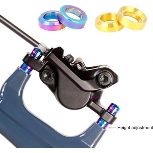 Lightweight 4 Pcs High-quality Wear Resistant Bolts Gasket Spacer Not Easy to Rust for Mountain Bike