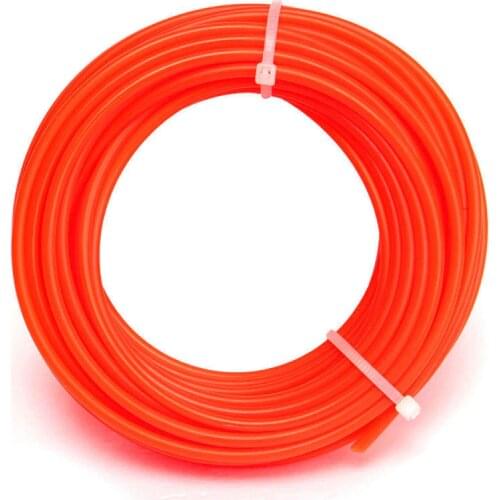 5M*4mm Strong Trimmer Strimmer Brushcutter Nylon Cord Line Wire String Rope Trimmer Rope Cord Wire String for Grass Strimmer