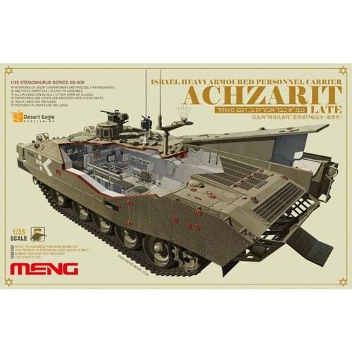 Meng Model SS-008 1/35 Israel Heavy Armoured Personnel Carrier Achzarit Late - Scale Model Kit