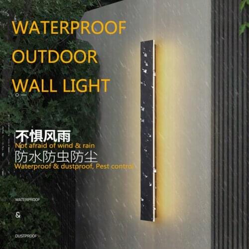 Outdoor Residential Villa Aluminum Waterproof Wall Mounted Decor Lamp Use for Garden Courtyard