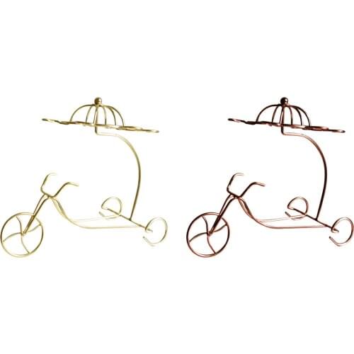 New Delicate Red Wine Bottle Glasses Holder Hanging Upside Down Cup Goblets Display Rack