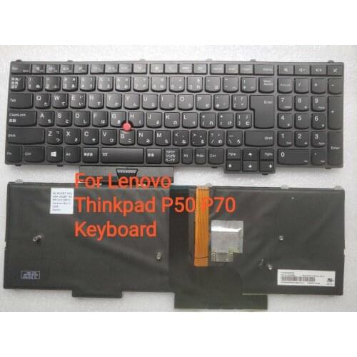 AIYIGI Original US Keyboard BL Backlight 3 Screw Column For ThinkPad P50 P70 BP500 BP700 FRU 00PA288 00PA370 Laptop Accessories