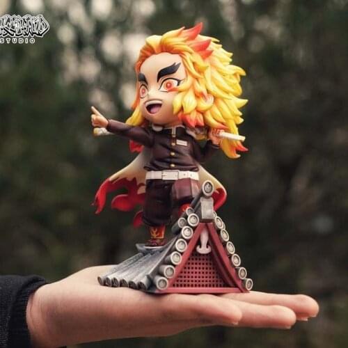 Spot [Yihong】Demon Slayer GK ShowHand Studios SH Nine Pillars Apricot Shou Lang Yan Zhu Limited Statue Figure