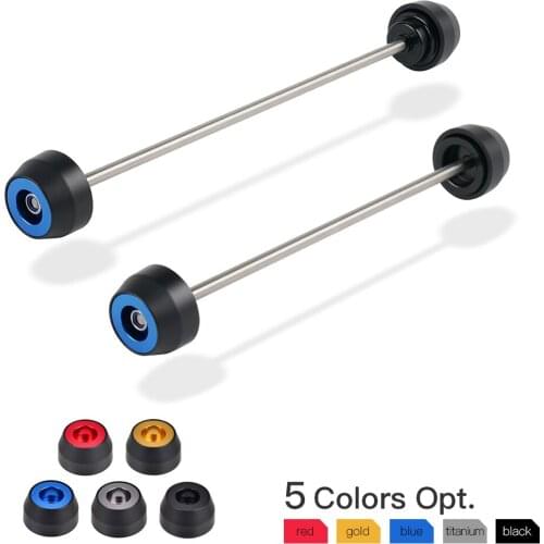 Motorcycle Front Rear Axle Sliders For YAMAHA MT-09 FZ-09 MT-09 SP 2018 2019 2020 Motorcycle Axle Sliders Aluminum and Delrin