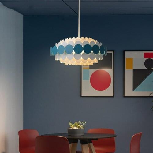 Modern creative bedroom chandelier fashion simple and warm childrens room living room dining room model room chandelier