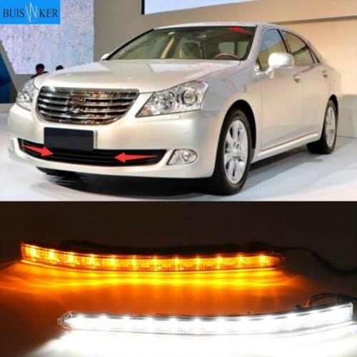 LED drl For Toyota crown 2005-2011 led daytime running lights High brightness daylight LED fog lights driving lamps