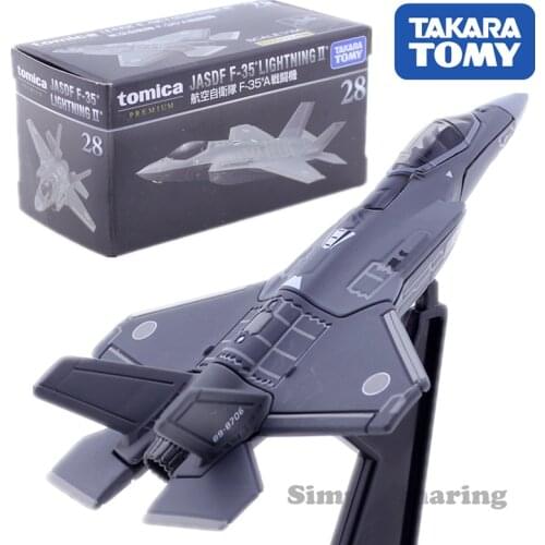 Takara Tomy Tomica Premium 28 JASDF F-35A F-35 Lightning II 1/164 Car Hot Pop Kids Toys Motor Vehicle Diecast Metal Model