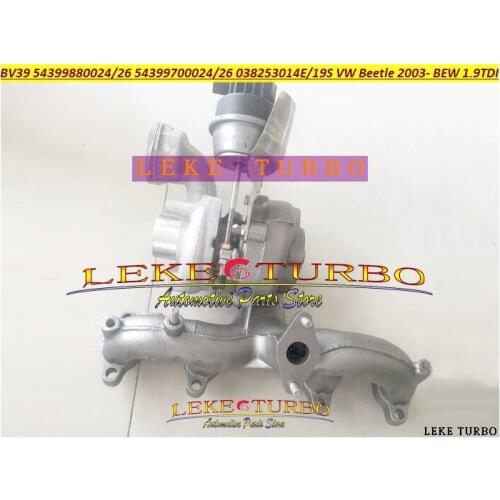 TURBO BV39 VGT 54399880024 54399880026 24 26 038253014E 038253019S Turbocharger For Volkswagen VW Beetle 2003- BEW 1.9L TDI