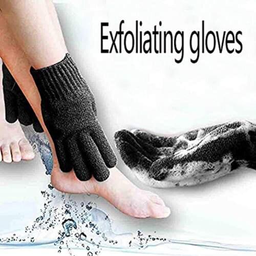 1Pc Shower Bath Exfoliating Wash Skin Care Spa Massage Nylon Body Scrubber Glove Bath Beauty Tool