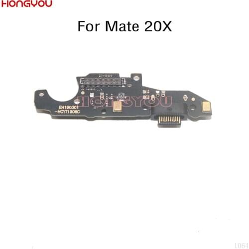 10PCS/Lot For Huawei Mate 20X VOG-AL10 USB Charging Dock Board Charge Plug Socket Jack Port Connector Flex Cable