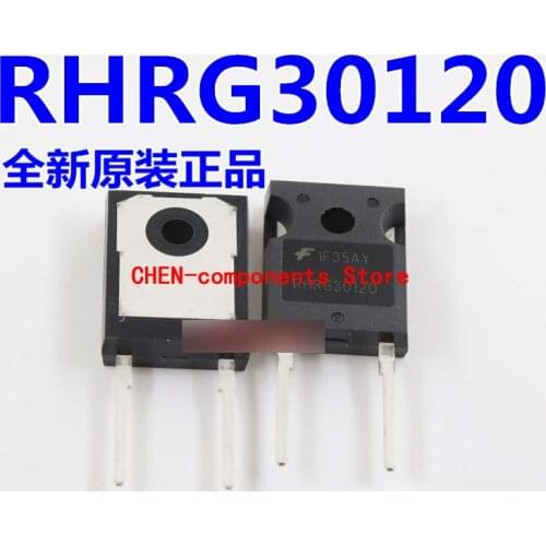 10pcs RHRG30120 30120 TO247 Fast recovery diode 30A 1200VBrand new original E-34