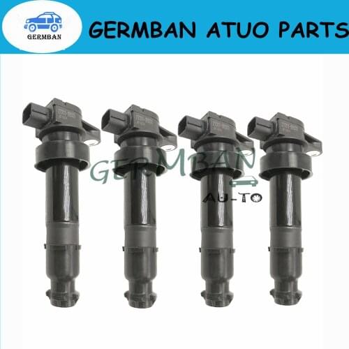 4PCS/LOT Ignition Coil For Hyundai Elantra I30 Accent Veloster Rio Soul 12-15 1.6 No#27301-2B100 27301-2B000