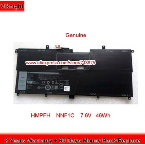 Genuine HMPFH NNF1C Battery for Dell XPS 13-9365-D1805TS 13-9365-D2805TS 13-9365-D3605TS 13-9365-D6501TS 7.6V 46Wh
