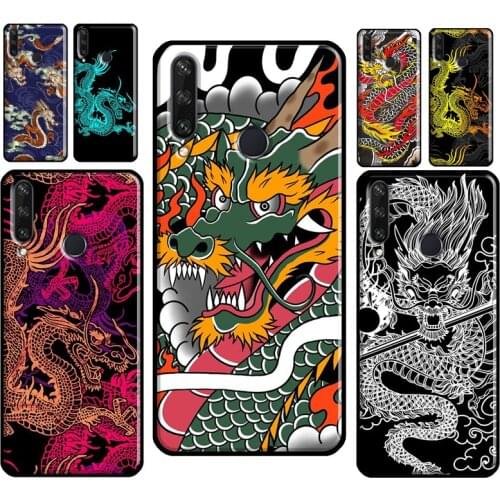 DRAGON TATTOO JAPANESE Phone Case For Huawei Y9S Y7A Y5P Y6P 2020 Y5 2017 Y6 Y7 Prime 2018 2019 Nova 2 5T Coque