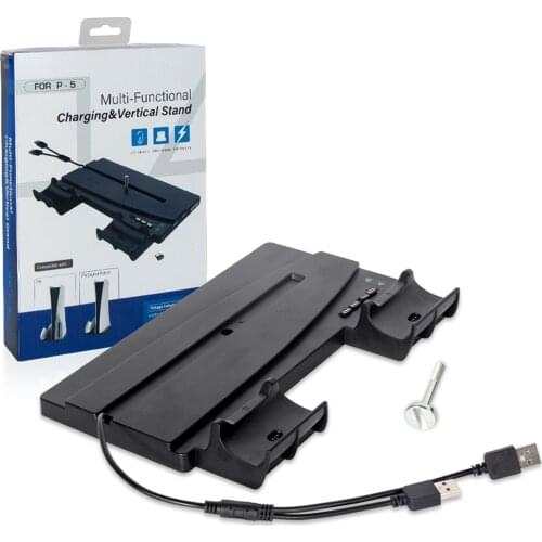 Game Controller Charging Stand Gamepad Charging Base for PS5 Multi-function charging base bracket PS5 handle charging base Hot