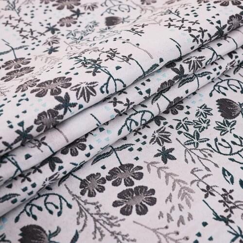 Exquisite pattern jacquard fabric light luxury clothing fabrics sewing material for fashion ladies dress home textile bedding