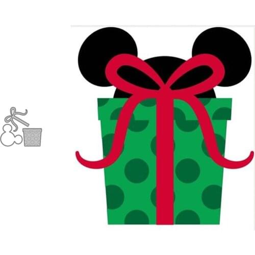 Metal Cutting Dies Gift Box background card Scrapbooking Stencil Cut Die For DIY Card Crafts Handmade