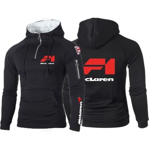 McLaren Logo Mens Clothing Hoodie Printing Fleece Sweatshirt Autumn Winter Casual Pullover Unisex Sportswear Fashion Tracksuit