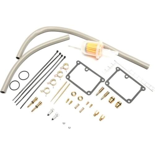 IFJF Rebuild Kit for Harley-Davidson Carburetor with Idle Screw Spark Plug Fuel Filter Low Range Jet,Keihin CV Replace 27006-88