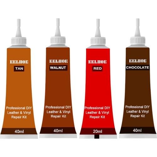 20ML/40ML Professional Leather Vinyl Repair Kit Moisturizing Leather Restorer Repair Paste for Sofas Furniture Couch Car Seats S