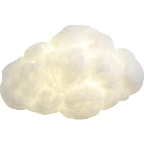 Cloud wall lamp silk cotton decorative bedroom lamps warm romantic childrens room lamp bedside wall lamp