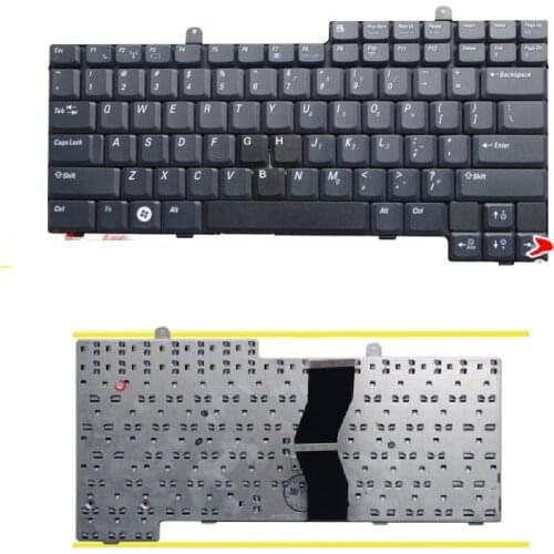 SSEA New US Keyboard for DELL Latitude D500 D505 D600 510M 500M 600M 610M D800 PP10L