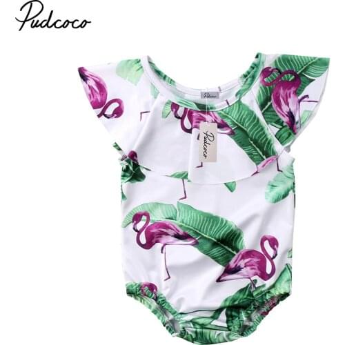 New Toddler Summer Swimwear Baby Girl Swimsuit Kids Romper Infant Bikini Bathing Children Beachwear Outfits