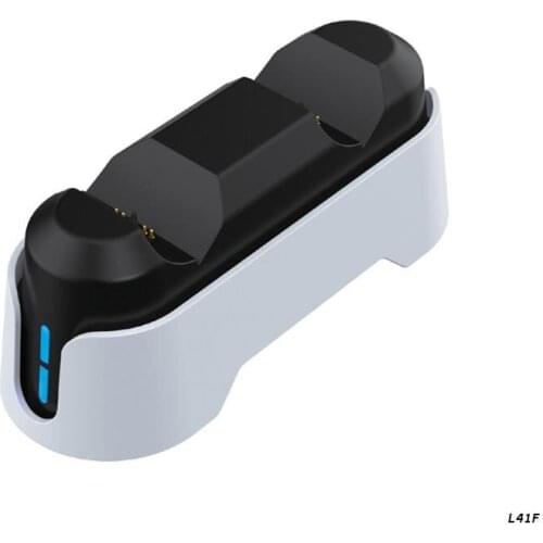 Upgraded Controller Charger, Quick Charging Adapter, Dualsense Charging Station Dock Compatible w/ Dual PS5 Controller